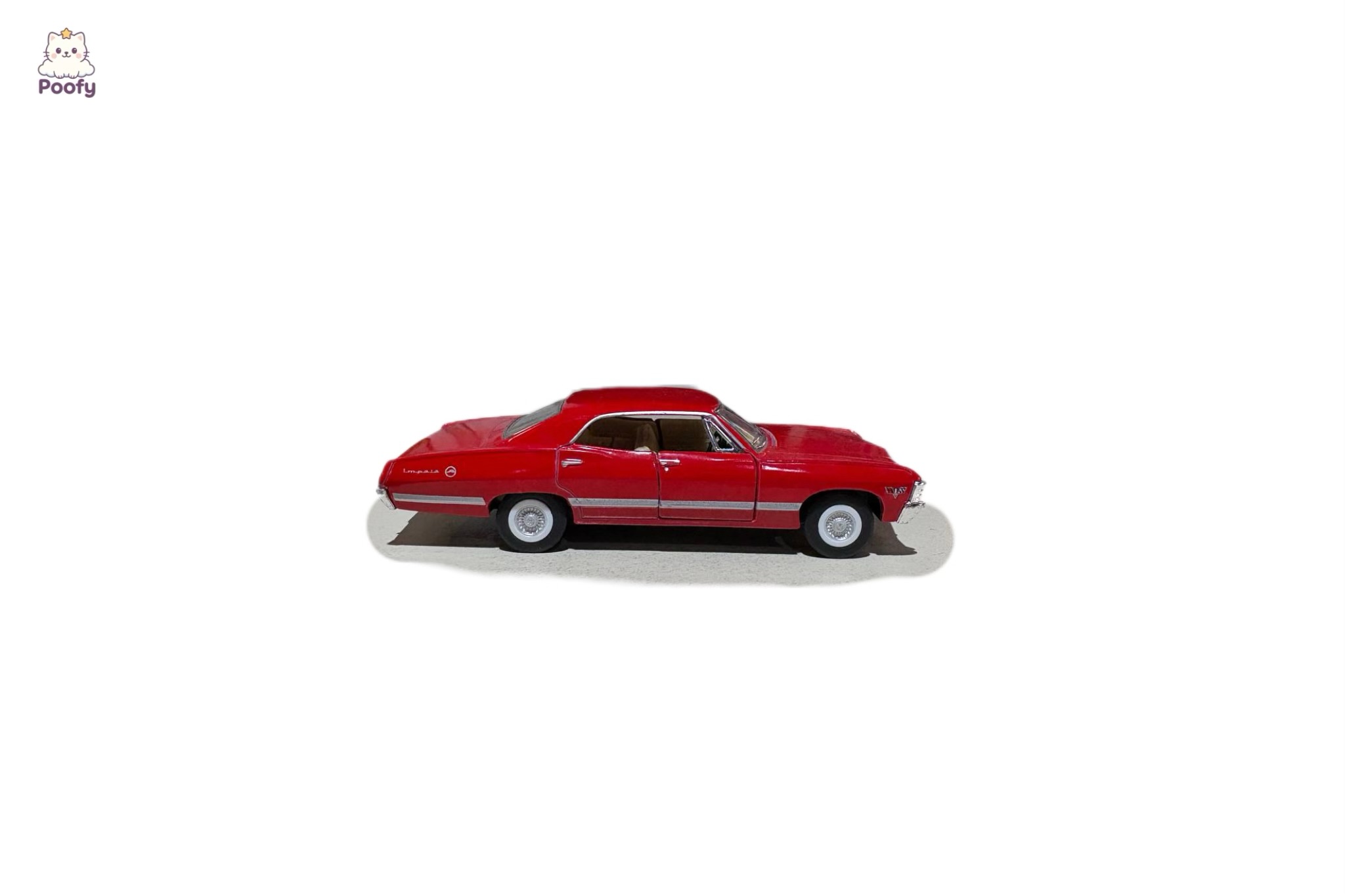ماشین فلزی مدلکینزمارت مدل شورلت ایمپالا 1967 Chevrolet Impala کد KT5418