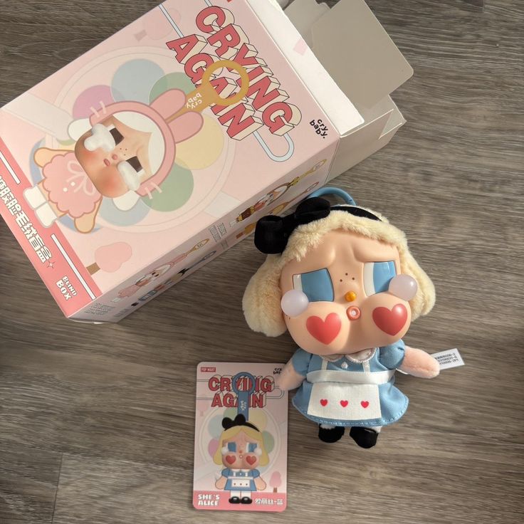 عروسک کرای بیبی اورجینال برند پاپ مارت | Cry Babies Keychain Pop Mart