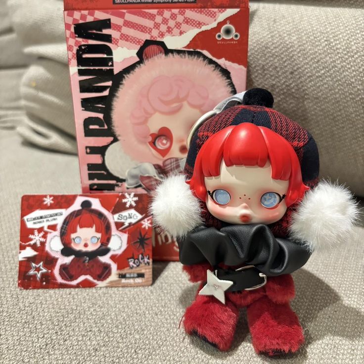 عروسک اِسکول پاندا اورجینال پاپ مارت | Skullpanda Original Pop Mart Blind Box