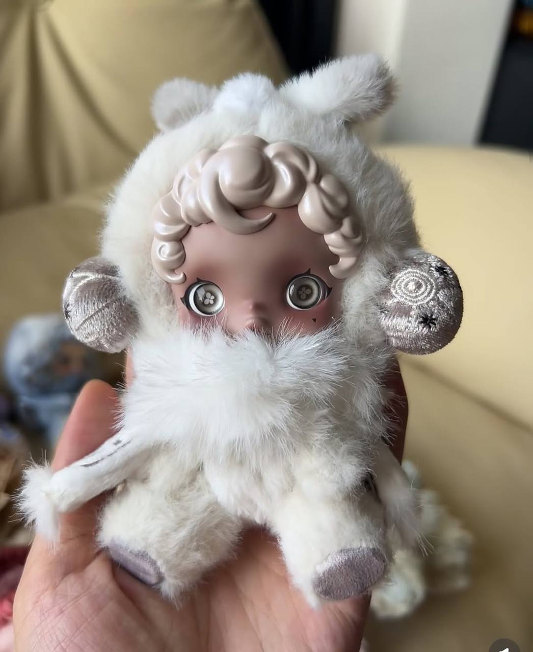 خرید اسکول پاندا آویز پولیشی مدل طلوع Dawn | Skullpanda L'impressionnisme Plush Pendant اورجینال پاپ مارت